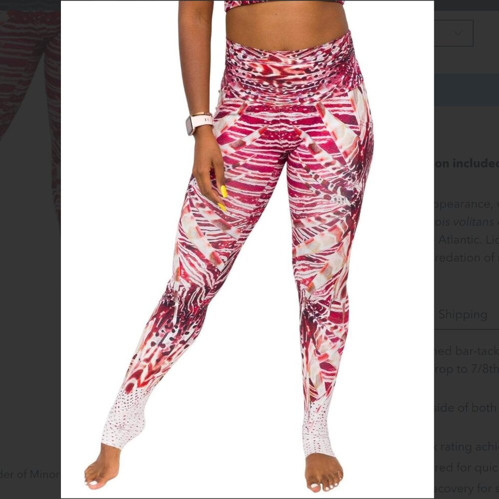 Waterlust Invasive Lionfish Leggings - XXL